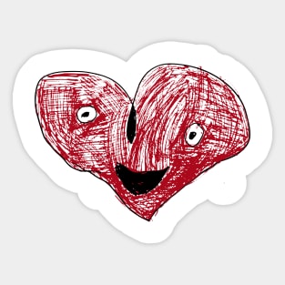 Happy Heart Sticker